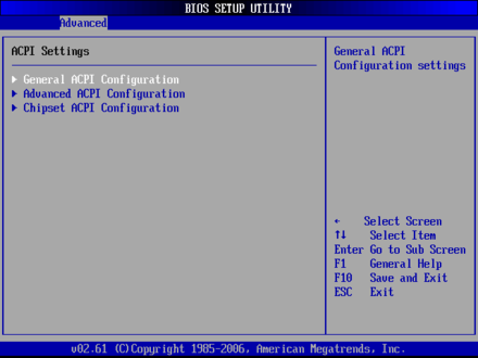SHB-950-ACPI Configuration